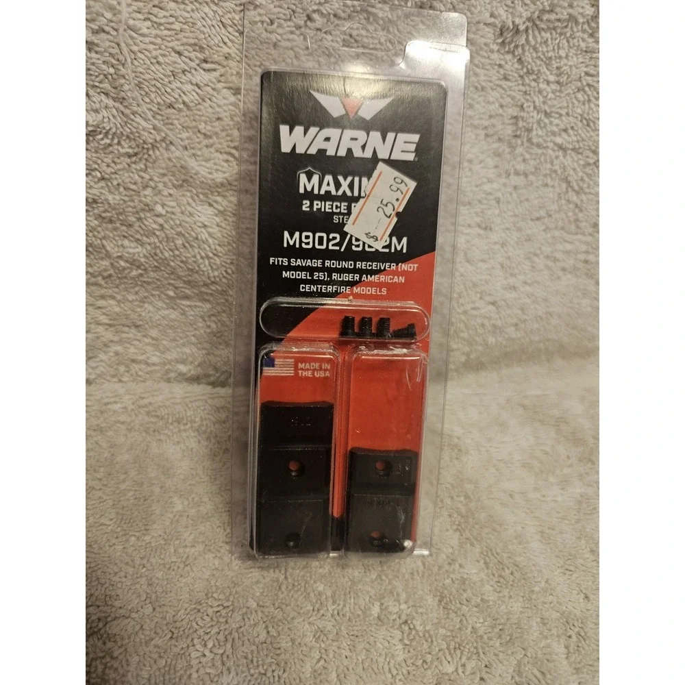 Warne Maxine M902902M Weaver Style Base Savage Matte Black